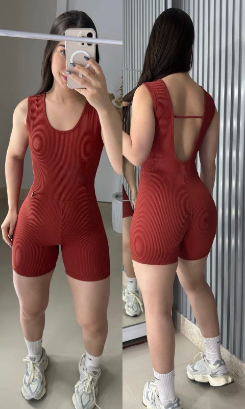 Macaquinho Confort Poliamida Canelado