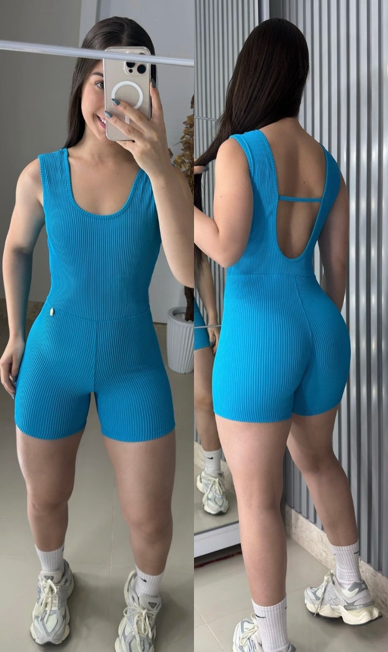 Macaquinho Confort Poliamida Canelado